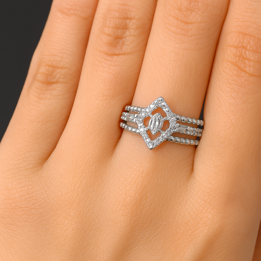 925 Sterling Silver Ava Ring
