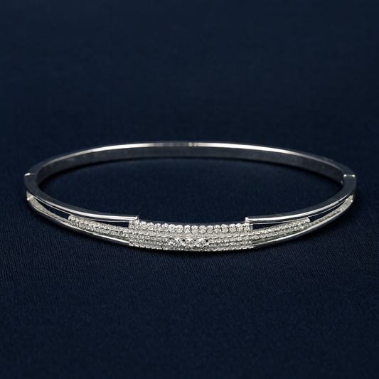 925 Sterling Silver Collins Kada Bracelet