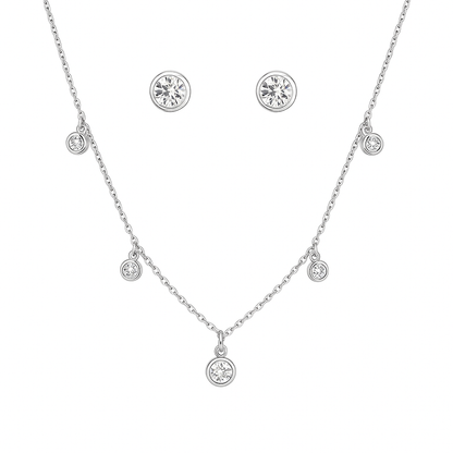 925 Sterling Silver Alina Pendant Set