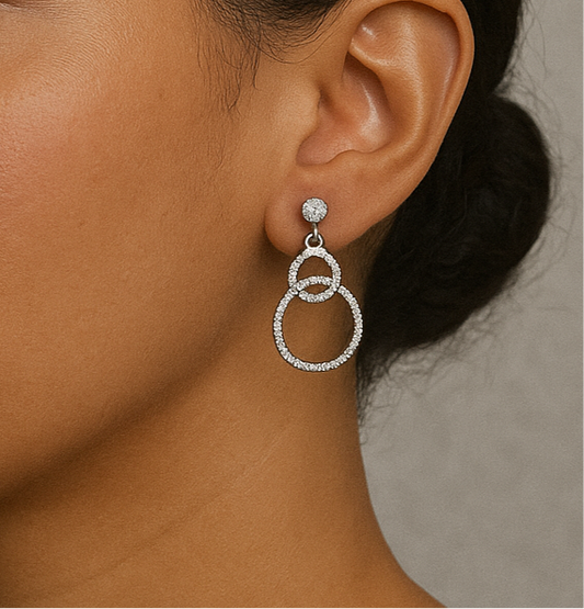 925 Sterling Silver Julia Earrings