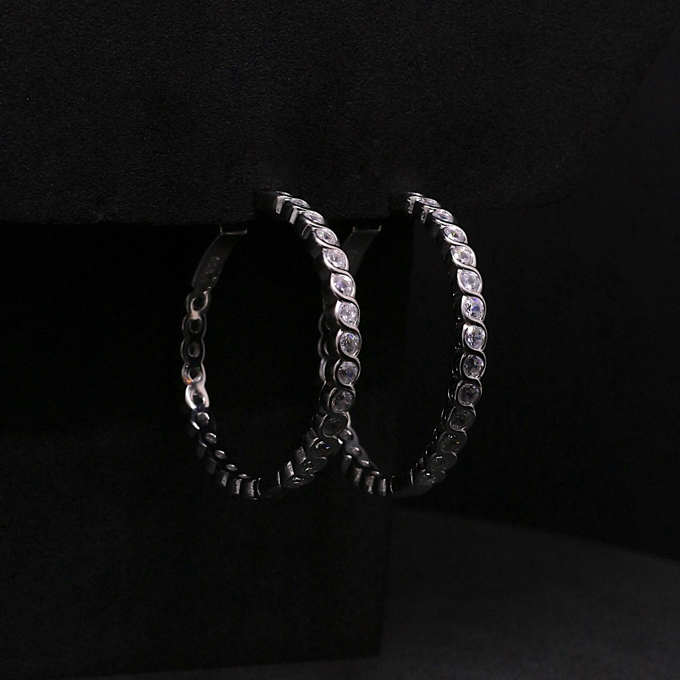 Silver Nolan Hoops