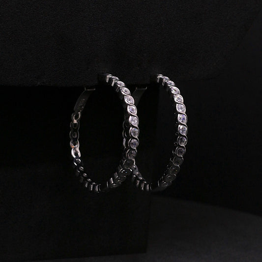 Silver Nolan Hoops