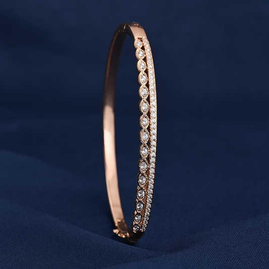 925 Sterling Silver Reagan Kada Bracelet