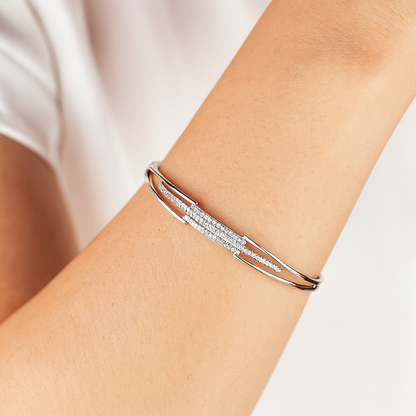 925 Sterling Silver Collins Kada Bracelet