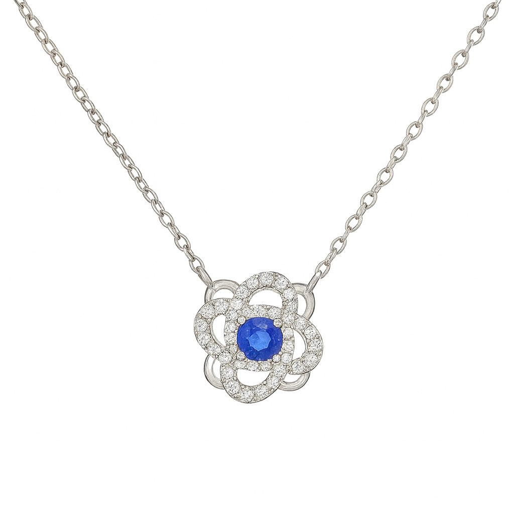 925 Sterling Silver Rotating Necklace